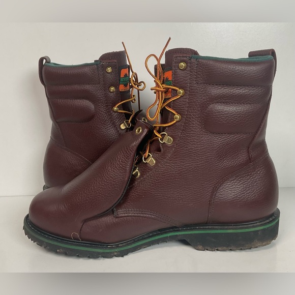 Vintage Wolverine Hy-Test Metatarsal Guard Boots 12 D Steel Toe USA Made - Picture 9 of 15